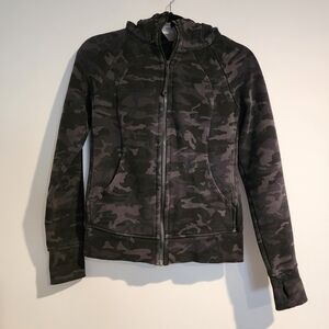 Camouflage Zip-Up Hoodie